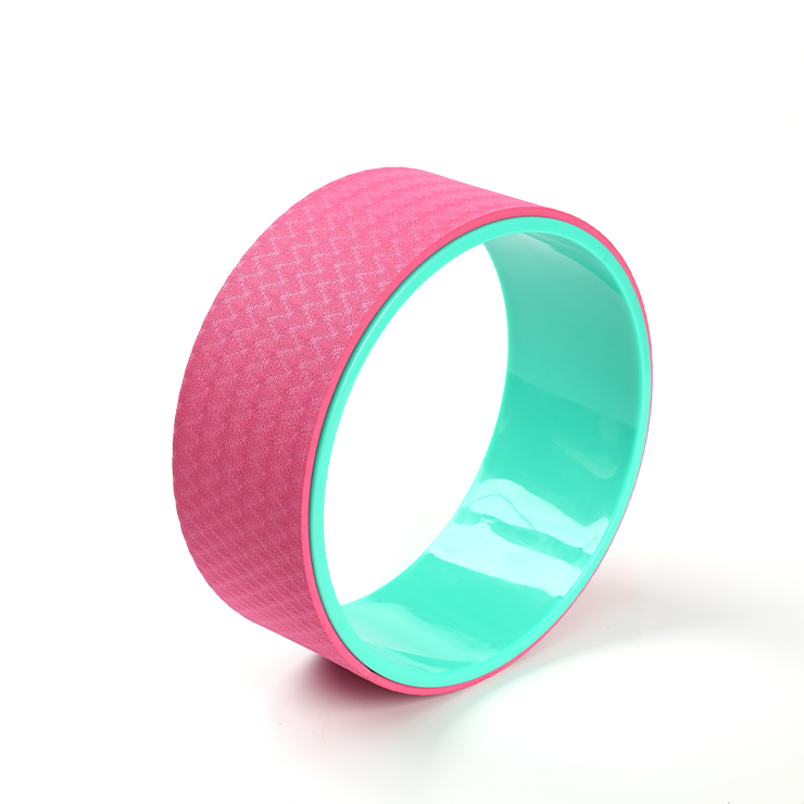 TPE Yoga Wheel (Pink+Green)